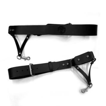 Australian Butchers Guild Black Leather Belt